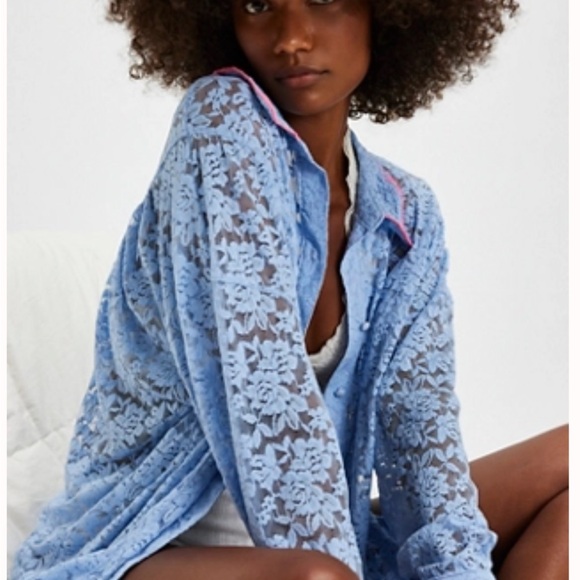 free people all day lace house top NWT size S - Picture 1 of 1